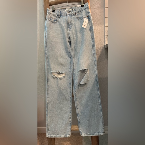 NWT PacSun Boyfriend Light Distressed Jeans Size 23 ✨🩷 - Picture 11 of 12